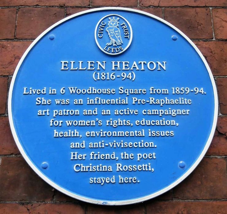 Ellen Heaton (1816-1894)  Blue Plaque