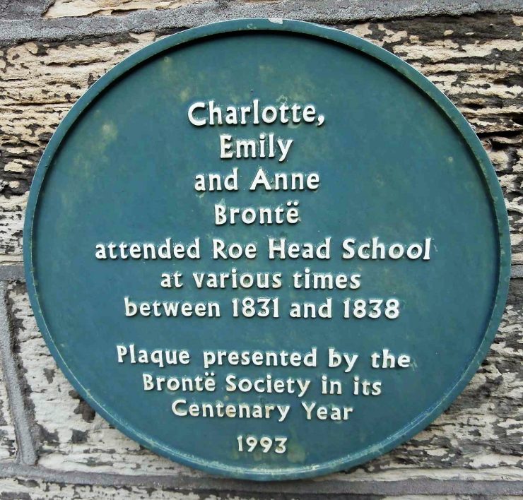 Charlotte, Emily and Anne Brontë  Blue Plaque